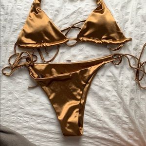 Gold bikini